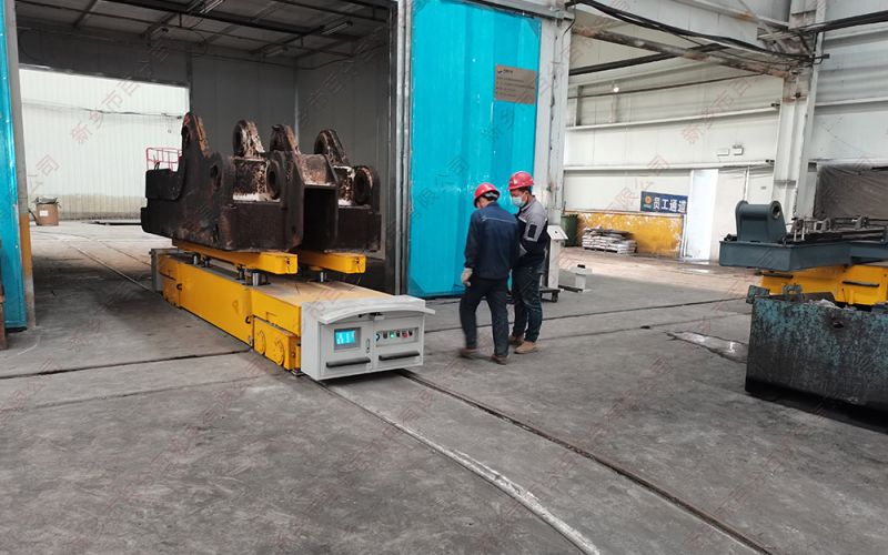 電動軌道地平車在噴砂、清洗、噴漆、烘干等噴涂工序中的應(yīng)用